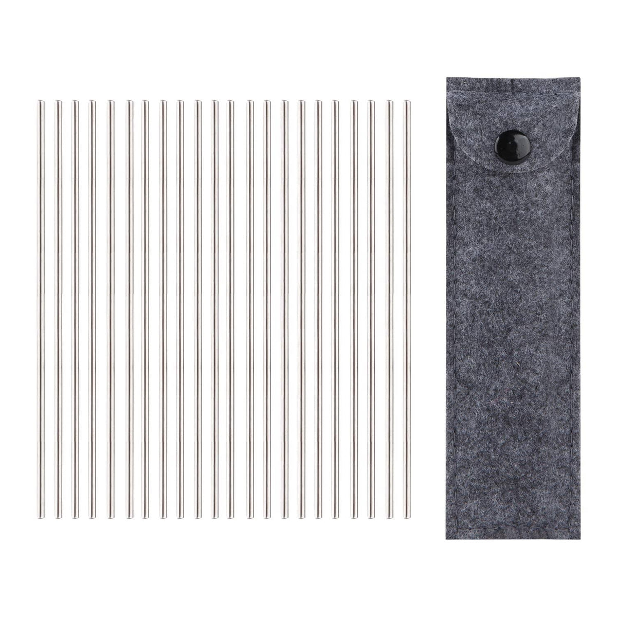 Stainless steel blocking board needle pins with felt backing strip