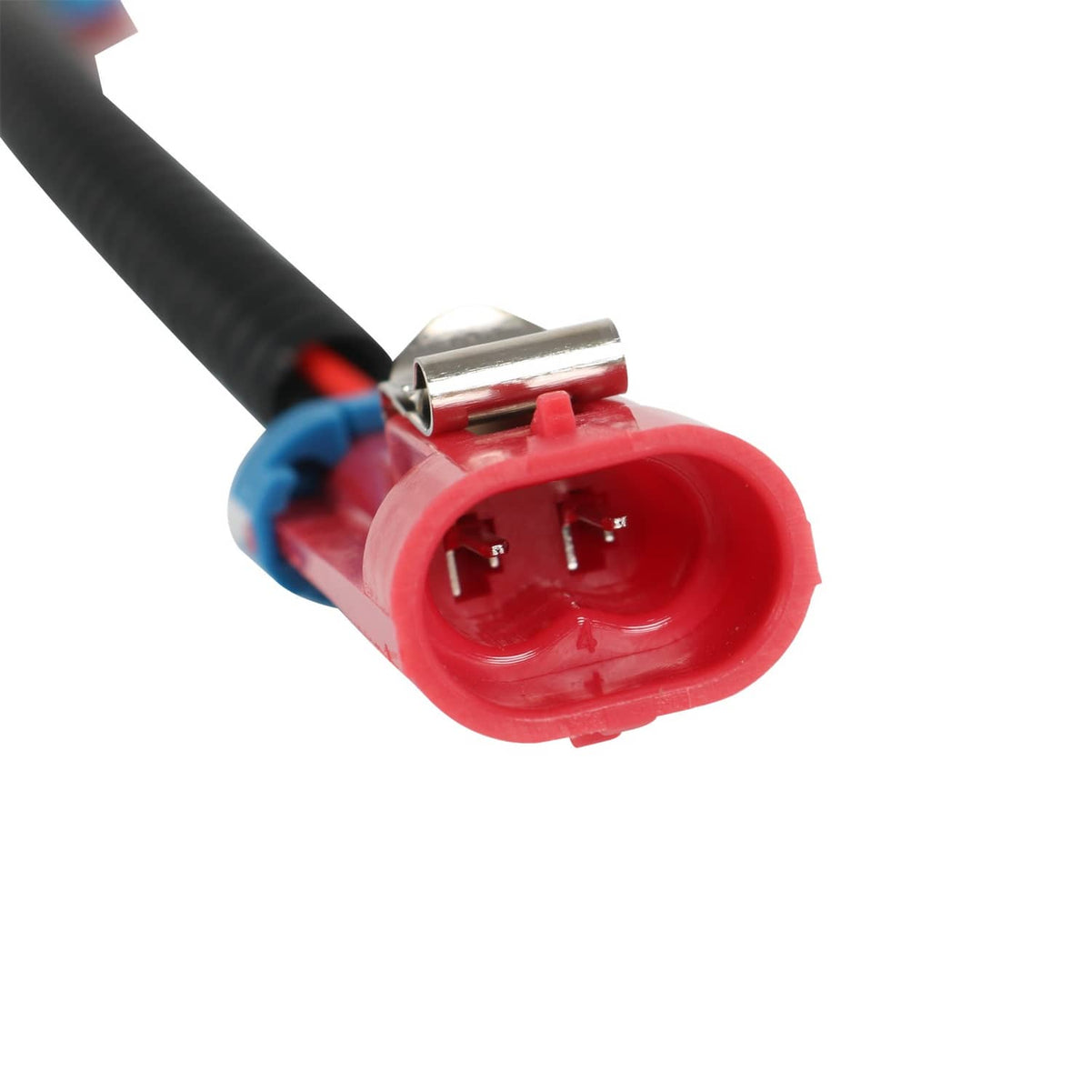 Vapor canister vent solenoid sensor connector with red housing and metal terminals