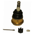 Front upper suspension ball joint with black dust boot and threaded stud