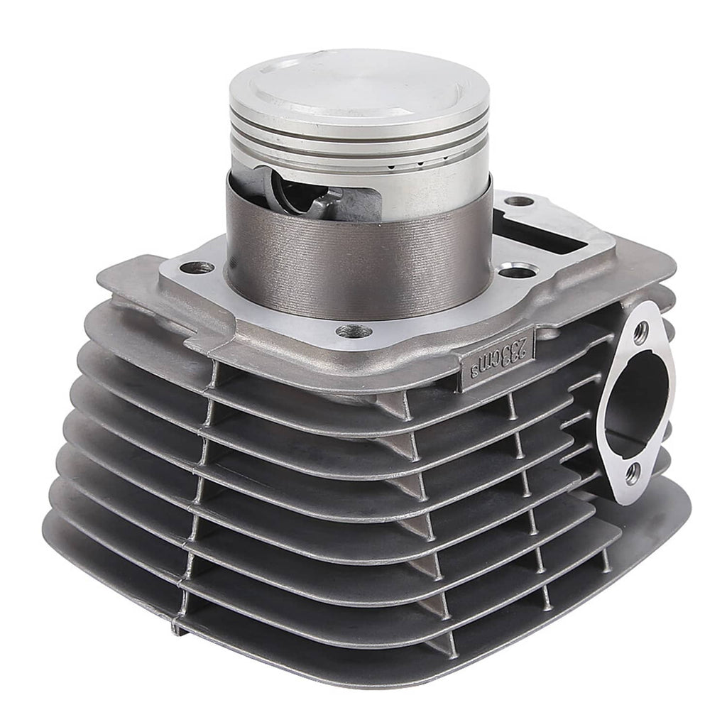 Aluminum cylinder and piston top end kit with gaskets and rings, big bore 67mm