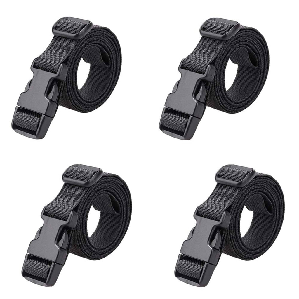 Dark gray 1-inch packing straps with plastic buckle and loop, adjustable belt