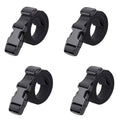 Dark gray 1-inch packing straps with plastic buckle and loop, adjustable belt