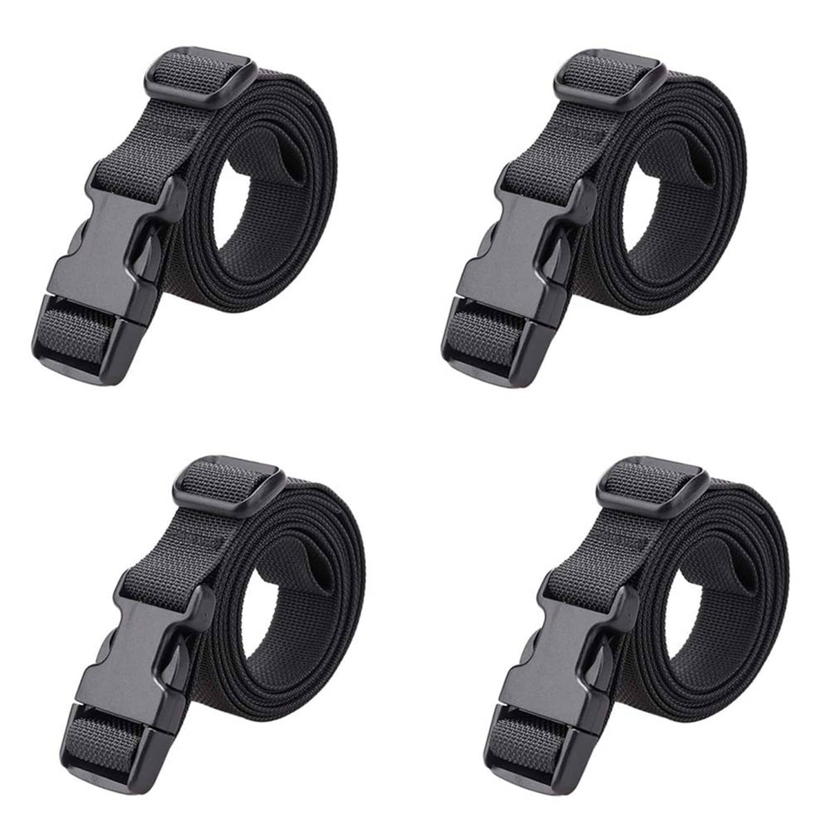 Dark gray 1-inch packing straps with plastic buckle and loop, adjustable belt