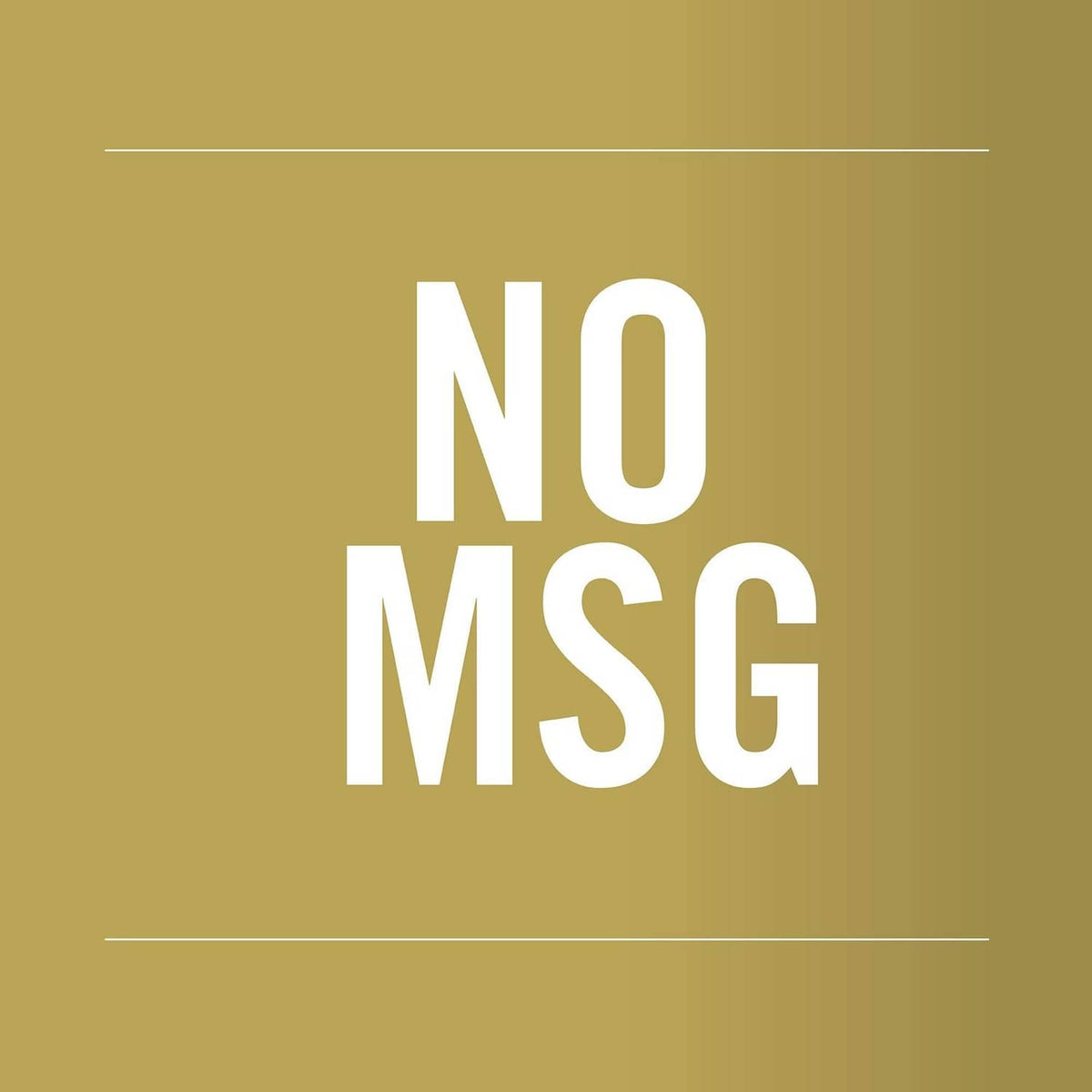 No MSG label badge