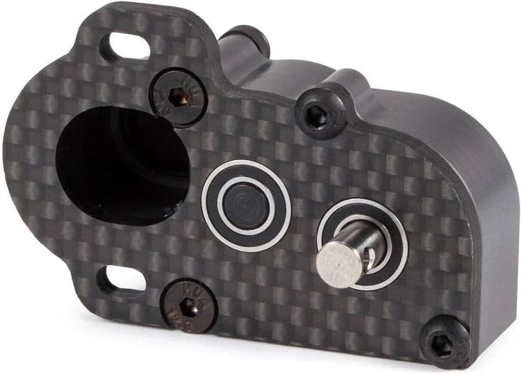 RC 48P gearbox with slipper pad, carbon fiber side, circular bearing and shaft openings