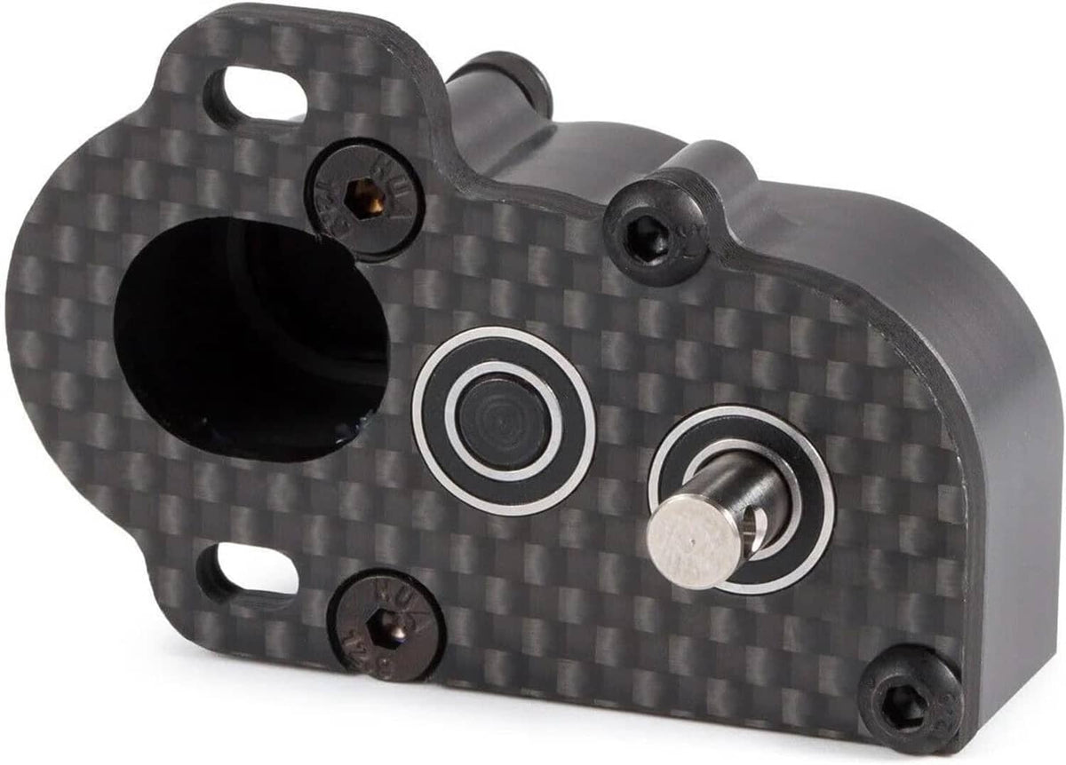 RC 48P gearbox with slipper pad, carbon fiber side, circular bearing and shaft openings