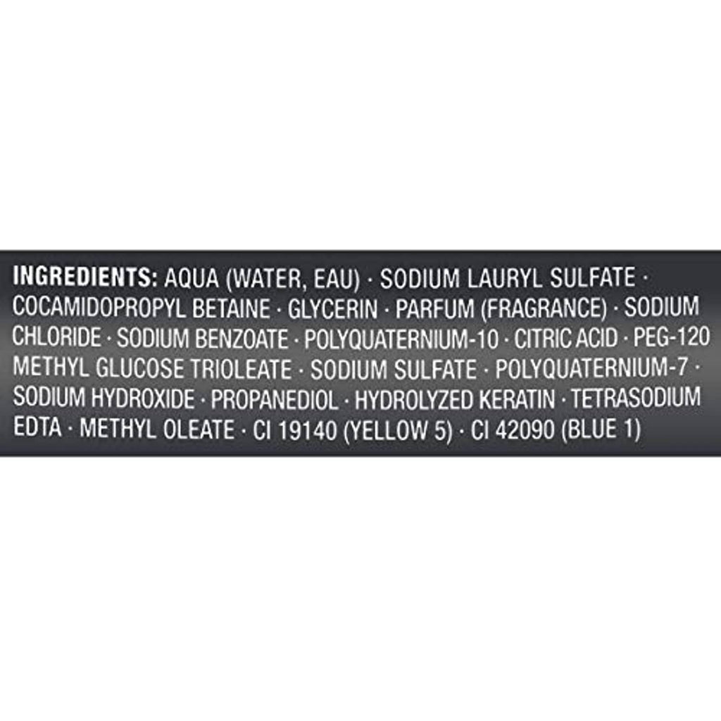Body wash ingredients list on white background, includes Aqua, Sodium Lauroyl Sulfate