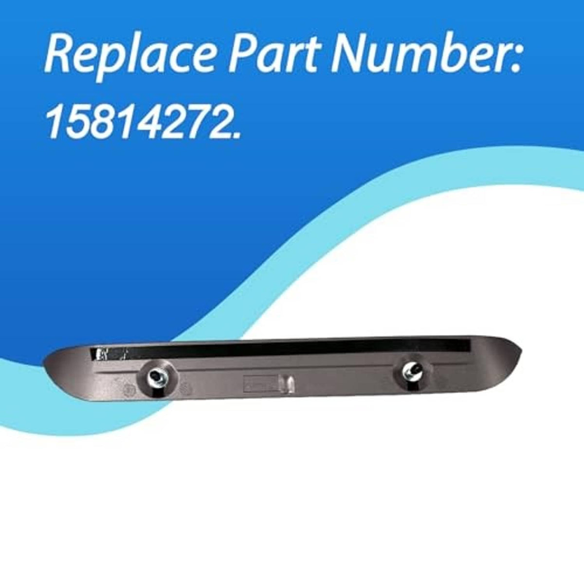 Front hood handle grab underside with mounting screws and bracket hardware