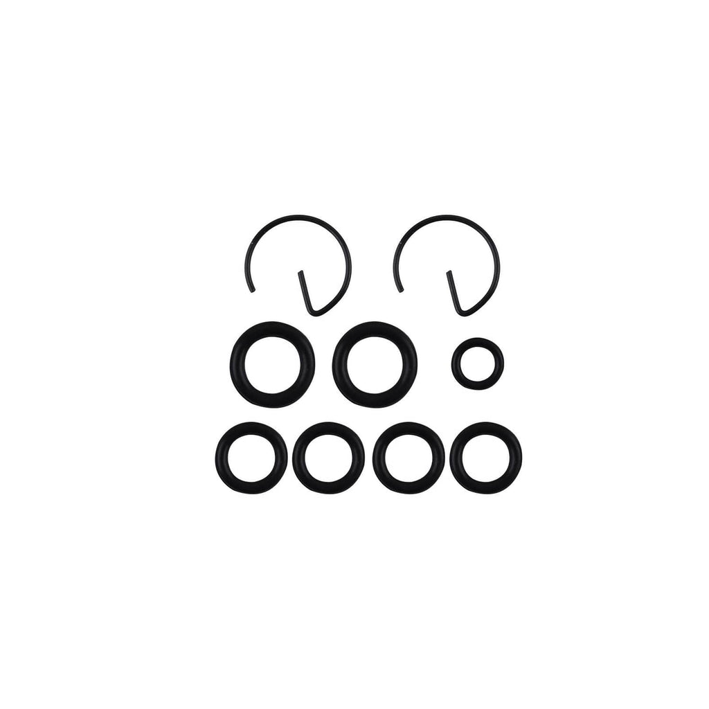 Cylinder top end rebuild kit seal and O-ring set, black rubber rings