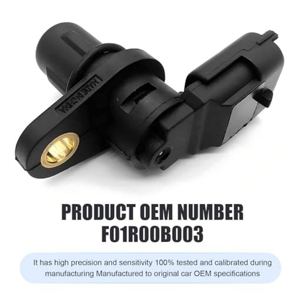 Camshaft position sensor with black plastic housing and electrical connector
