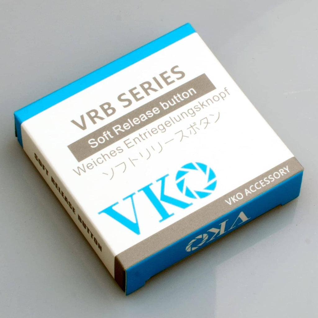 VKOA V1K packaging box for VRB Series soft shutter release button accessory.