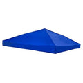 Blue high-peak pop-up canopy top cover with seam panels, top-only replacement