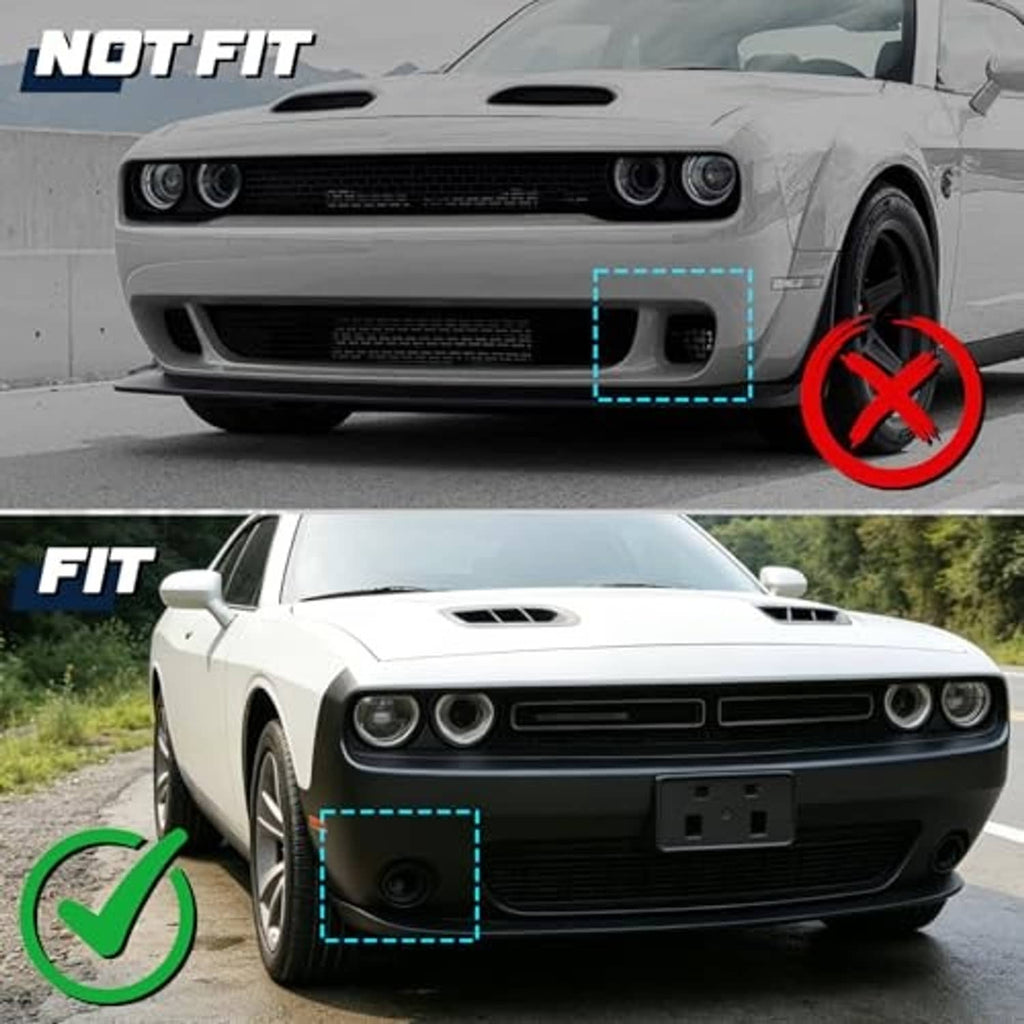 Front bumper lower grille installed, black mesh with silver frame on the bumper
