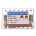 Bojack capacitor pack, model 104, 50V, 100 nF ceramic disc capacitors