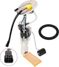 Fuel pump assembly with sending unit and wiring harness, includes mounting gasket