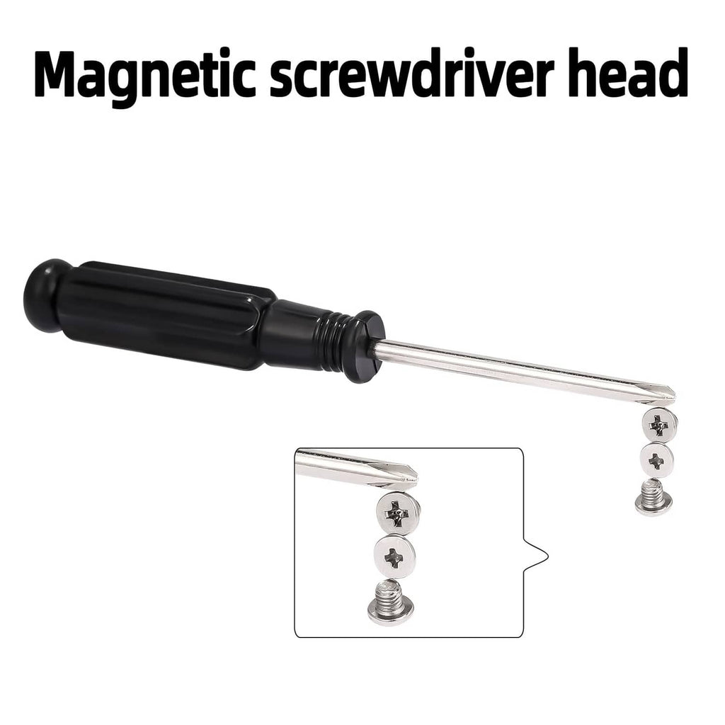 Magnetic screwdriver with interchangeable bit and M.2 mounting screws