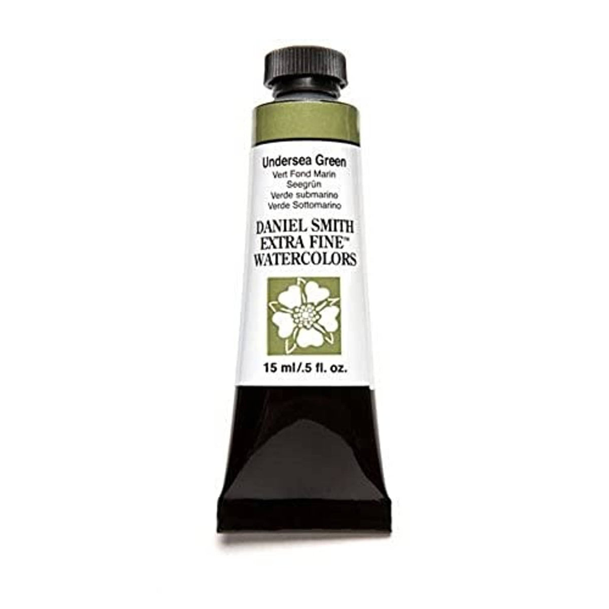 Daniel Smith watercolor paint tube in Undersea Green, extra fine, 15 ml
