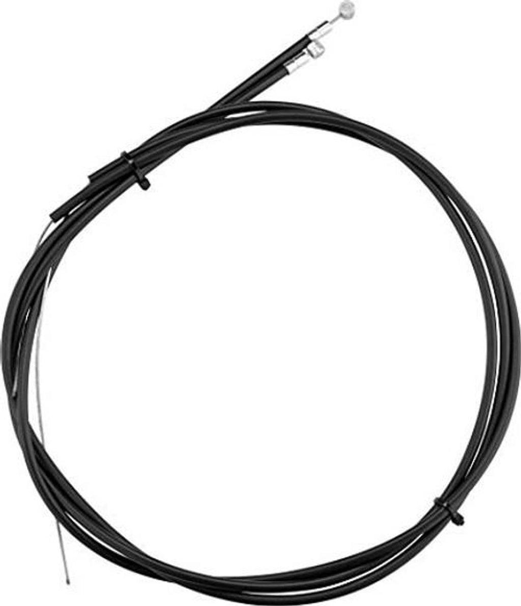 Black brake cables set with housing and metal ends