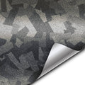 RivetOak VViViD+ Forged Composite Carbon Patternless Car Vinyl 3ft x 5ft, Ghost Metal