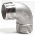 304 stainless steel 90-degree street elbow, male NPT fitting with threaded ends, 1 in