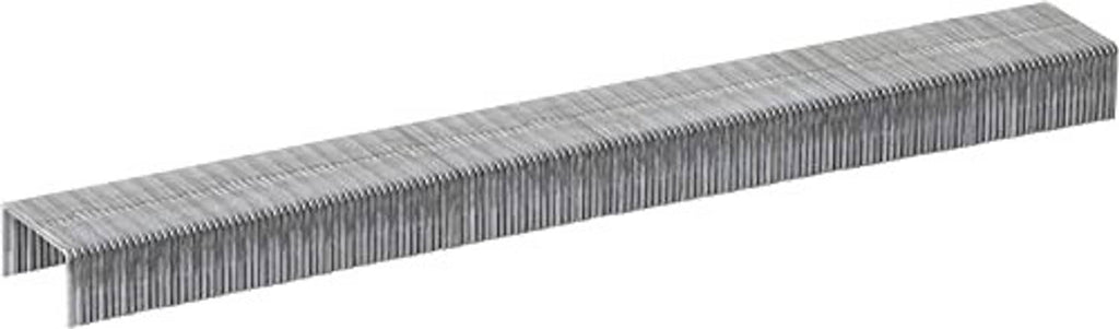 Gray metal staples strip, P22 size, 1/4 in leg, for plier staplers