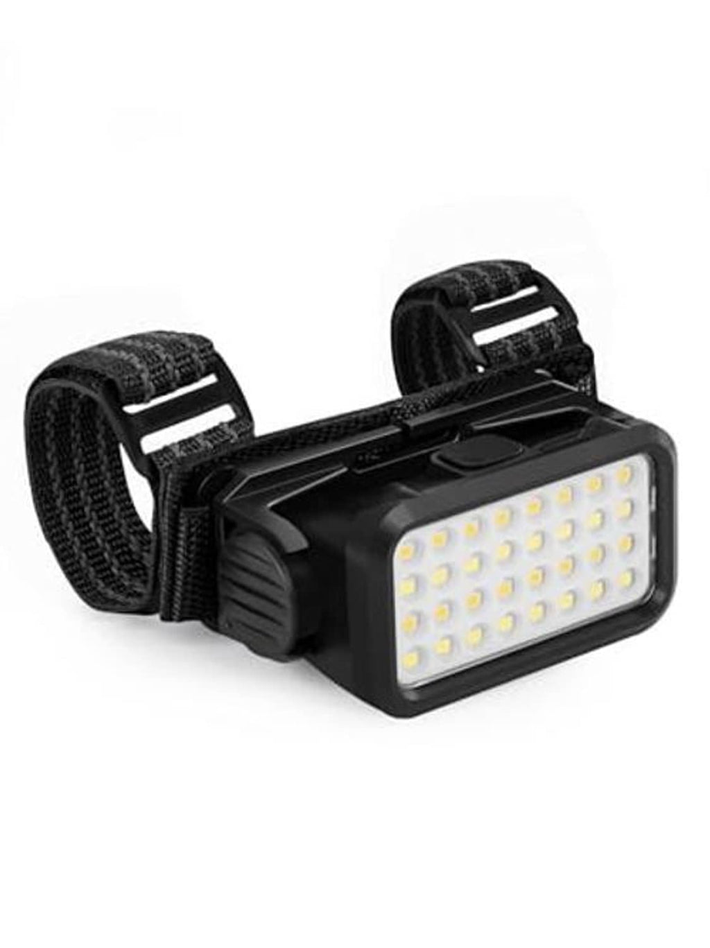 Rechargeable UTV dome light with black mount straps and bright rectangular LED panel