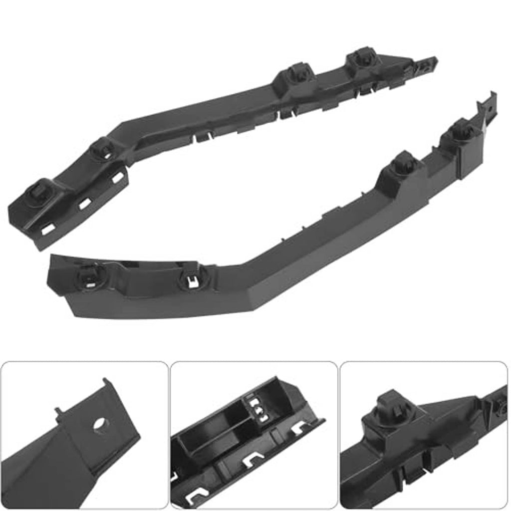 Front fender bracket retainer set with clips and mounting post details
