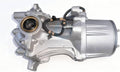 Silver rear axle differential carrier assembly with mounted housing and wiring harness
