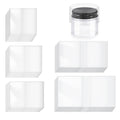 Clear PVC heat-shrink bands, transparent rolls and folded sheet bands