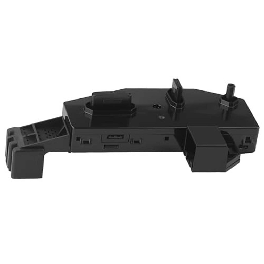 Driver-side power seat switch module with multiple outlet openings, black