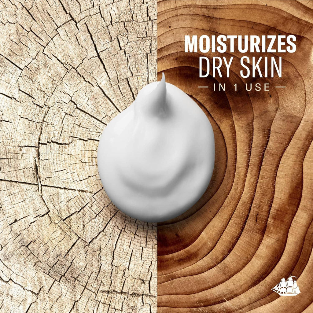 Thick white lotion dollop for moisturizing dry skin