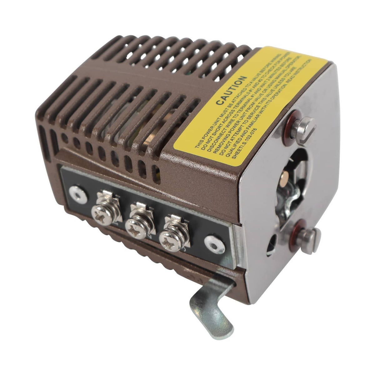 Bronze vented power head with three lower terminals and right-side control connector