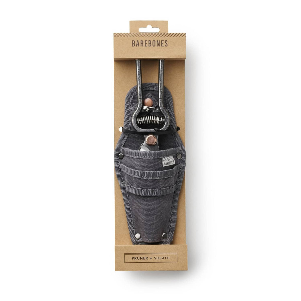Japanese garden shears in the packaging with black fabric sheath