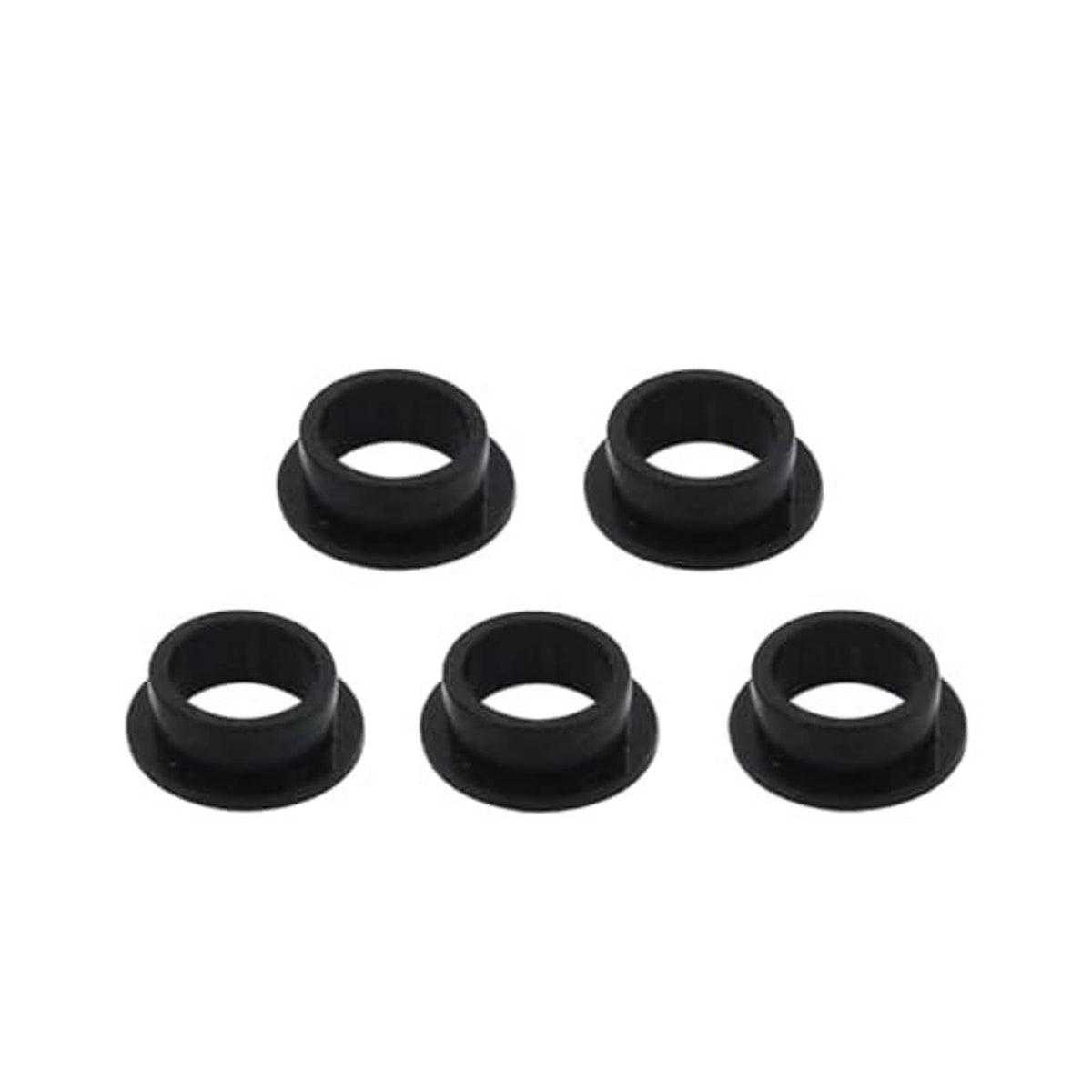 Set of five black rubber ring seals for transmission pressure switch rebuild kit