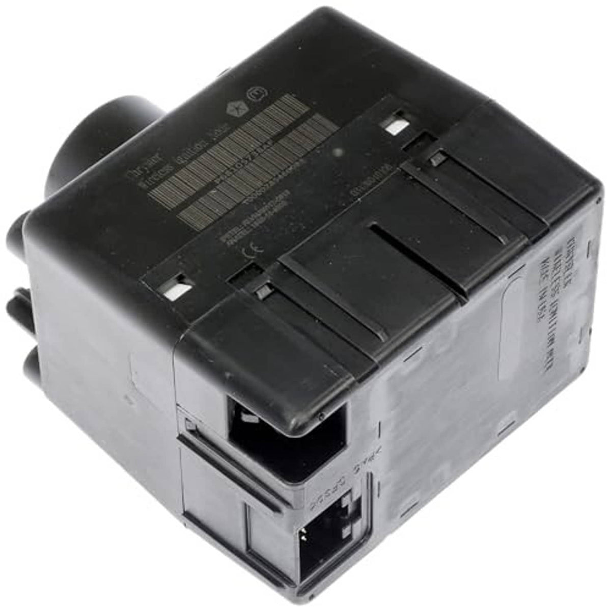 Wireless ignition node module showing front ports and black housing