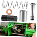 Floor jack pump piston replacement kit: spring, black threaded body, cylinder, seal washer