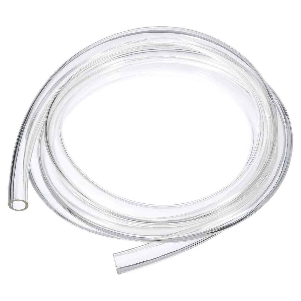 Clear PVC tubing coil with open end, 16mm ID, 22mm OD, 10 ft
