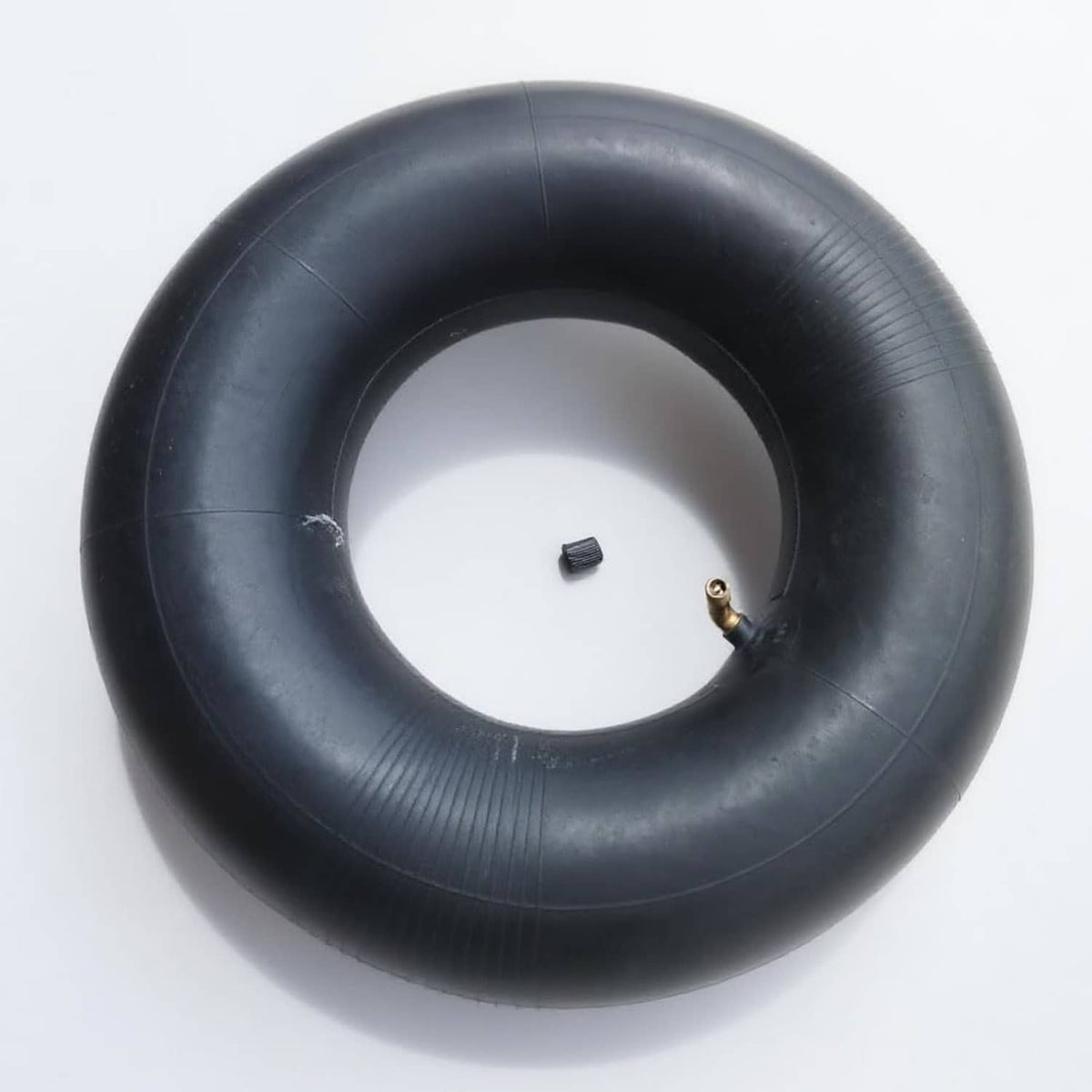 15x6.00-6 inner tube with bent valve stem, dark rubber