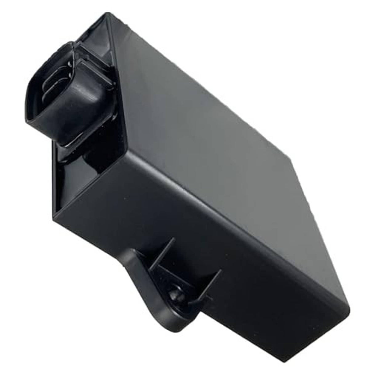 Ignition ignitor control module with detailed side plug and locking tab