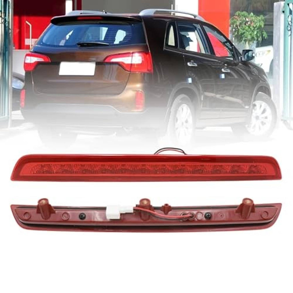Red LED third brake light bar with back housing and visible mounting points