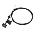 Front hood latch release wire cable with black bracket and long black wire