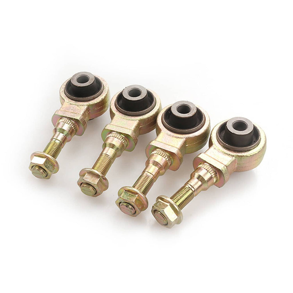 Set of four front upper camber arm bushing joints with threaded studs