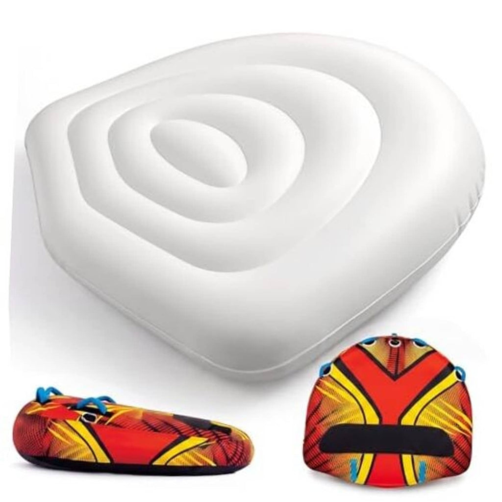 White towable tube replacement inner bladder with raised coil center section