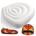 White towable tube replacement inner bladder with raised coil center section