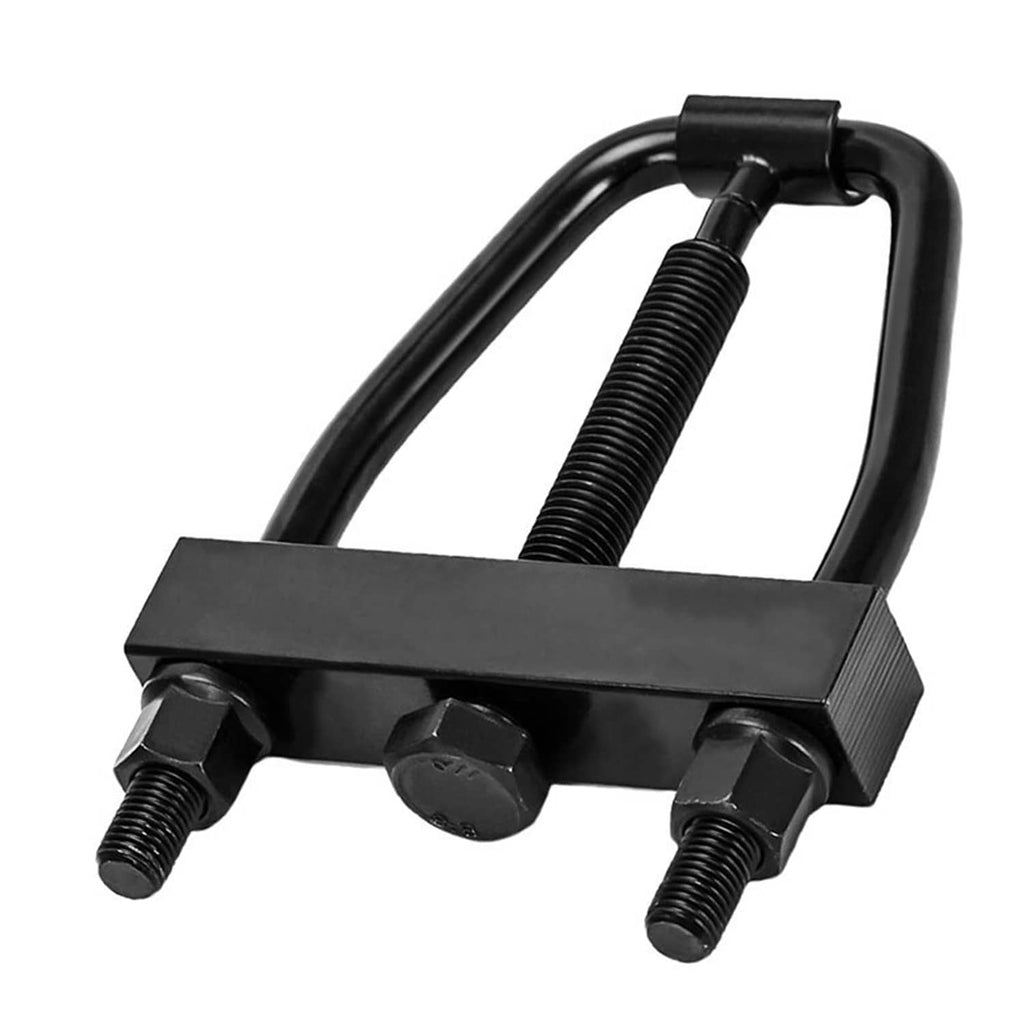 Black torsion key tool with flat bar top, U-handle, and three suspension bolts