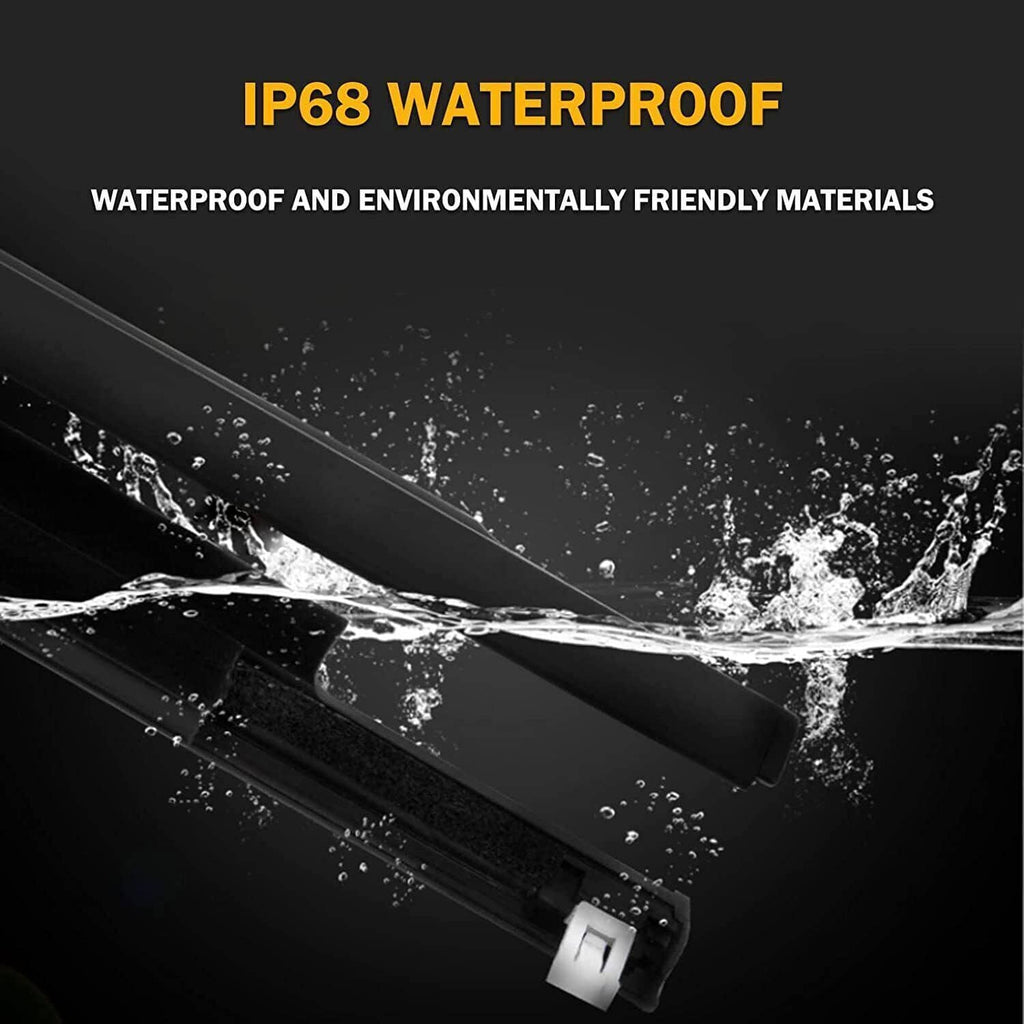 Black weatherstrip seal trim strip with water beads on the surface