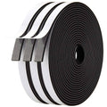 Black foam seal tape roll, 1/2 in wide continuous strip