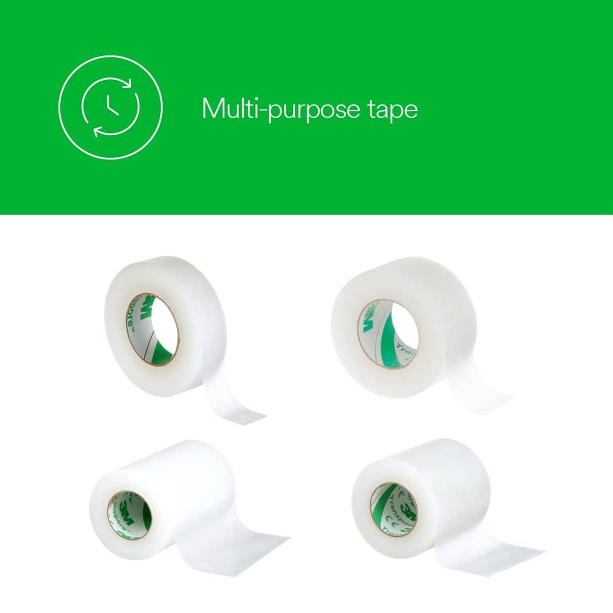 Clear surgical tape rolls, transparent porous adhesive tape
