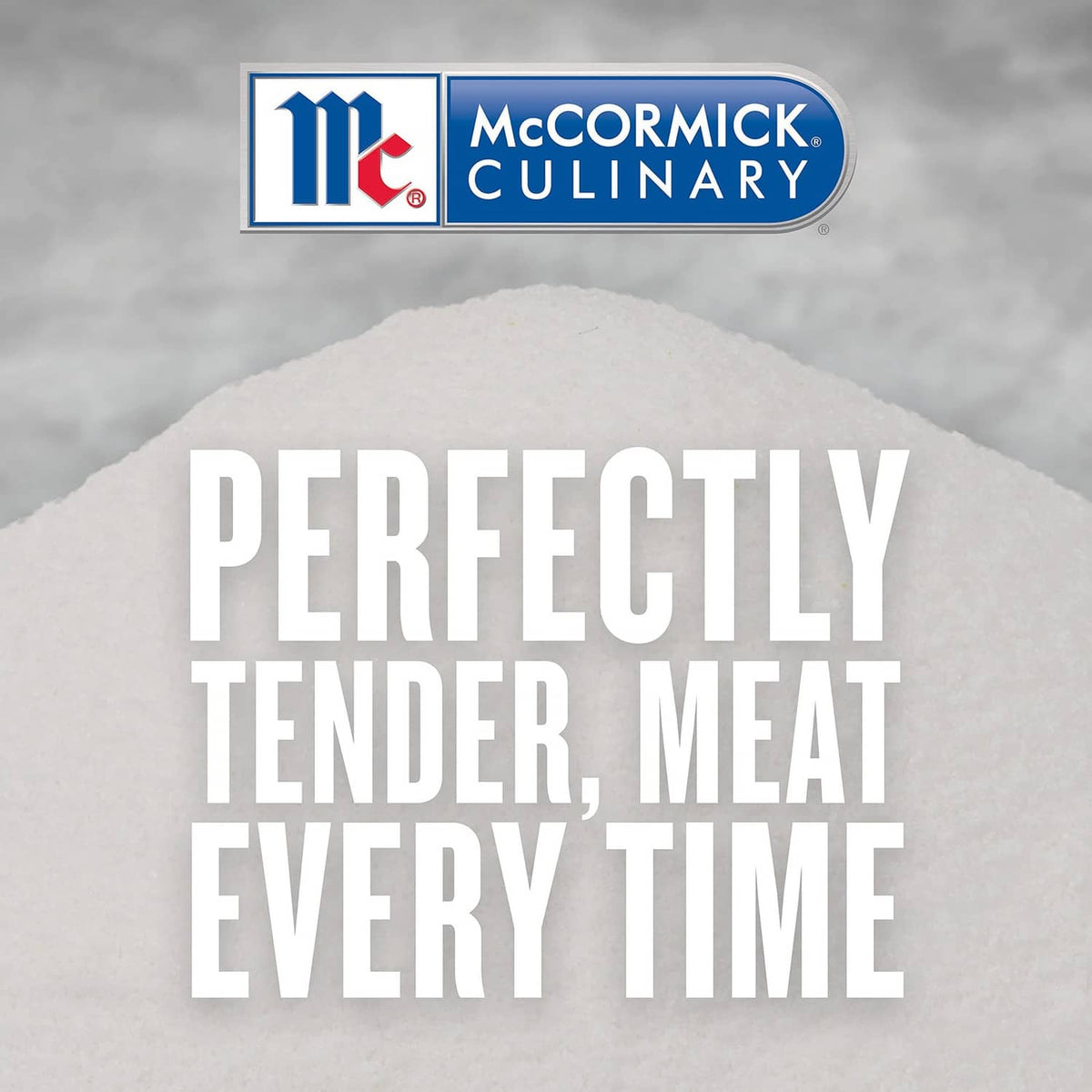 McCormick Culinary promotional graphic reading “Perfectly Tender, Meat Every Time”