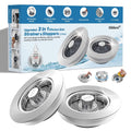 Stainless steel sink drain strainer with pop-up stopper (2-piece set), round basket